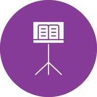 Music Stand icon vector image. Suitable for mobile apps, web apps and print media.