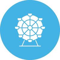 Ferris Wheel icon vector image. Suitable for mobile apps, web apps and print media.