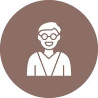 Male Professor icon vector image. Suitable for mobile apps, web apps and print media.