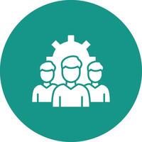 Management Team icon vector image. Suitable for mobile apps, web apps and print media.