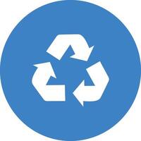 Recycling Symbol icon vector image. Suitable for mobile apps, web apps and print media.