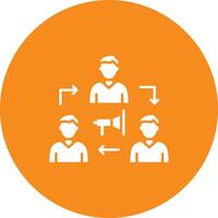 Marketing Team icon vector image. Suitable for mobile apps, web apps and print media.