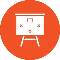 Presentation icon vector image. Suitable for mobile apps, web apps and print media.