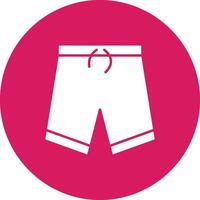 Shorts icon vector image. Suitable for mobile apps, web apps and print media.