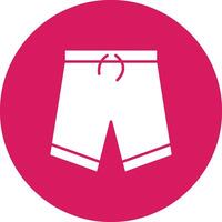 Shorts icon vector image. Suitable for mobile apps, web apps and print media.