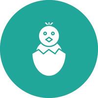 Hatching Chick icon vector image. Suitable for mobile apps, web apps and print media.