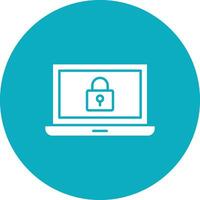 Locked System icon vector image. Suitable for mobile apps, web apps and print media.
