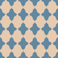 Simple and elegant vector pattern with repetitive geometric shapes. Modern seamless texture with retro rhombus in pastel color. Classic geometric background