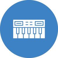 Piano Keyboard icon vector image. Suitable for mobile apps, web apps and print media.