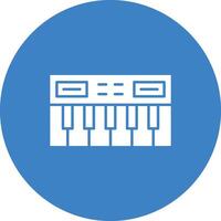 Piano Keyboard icon vector image. Suitable for mobile apps, web apps and print media.