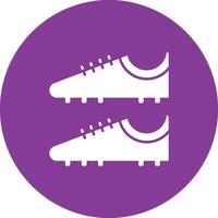 fútbol botas icono vector imagen. adecuado para móvil aplicaciones, web aplicaciones y impresión medios de comunicación.