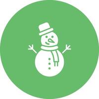 Snowman Without Snow icon vector image. Suitable for mobile apps, web apps and print media.