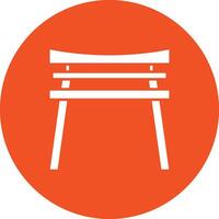Shrine icon vector image. Suitable for mobile apps, web apps and print media.