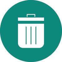 Recycle Bin icon vector image. Suitable for mobile apps, web apps and print media.