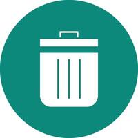 Recycle Bin icon vector image. Suitable for mobile apps, web apps and print media.