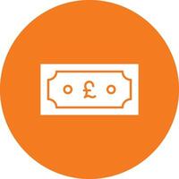 Pound Currency icon vector image. Suitable for mobile apps, web apps and print media.