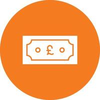 Pound Currency icon vector image. Suitable for mobile apps, web apps and print media.