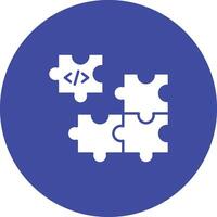 Piece of Code icon vector image. Suitable for mobile apps, web apps and print media.