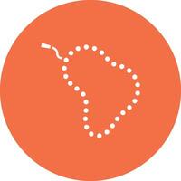 Prayer Beads icon vector image. Suitable for mobile apps, web apps and print media.