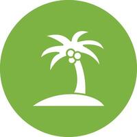 Palm Trees icon vector image. Suitable for mobile apps, web apps and print media.