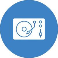 Record Player icon vector image. Suitable for mobile apps, web apps and print media.