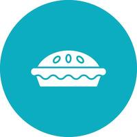 Pie icon vector image. Suitable for mobile apps, web apps and print media.
