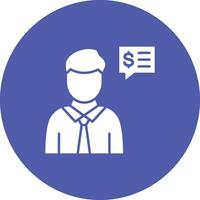 Trader icon vector image. Suitable for mobile apps, web apps and print media.