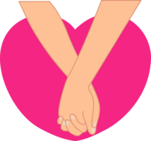 illustration Holding hands or romantic relationship png