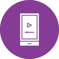 Video App icon vector image. Suitable for mobile apps, web apps and print media.