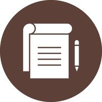 Taking Notes icon vector image. Suitable for mobile apps, web apps and print media.