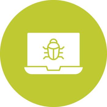 Virus icon vector image. Suitable for mobile apps, web apps and print media.