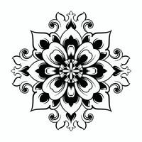 Ornaments elements mandala floral retro corners frames borders  art deco design vector file