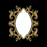 Vector frame ornament vintage classic element decoration