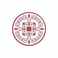 decorative text divider vector scroll curly element mandala border