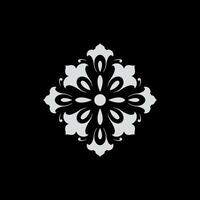 decorativo texto divisor vector Desplazarse Rizado elemento mandala frontera