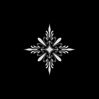 decorativo texto divisor vector Desplazarse Rizado elemento mandala frontera