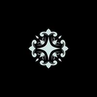 Ornaments elements mandala floral retro corners frames borders  art deco design vector file