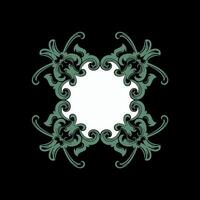 Vector frame ornament vintage classic element decoration