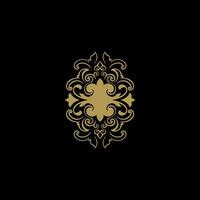 Ornaments elements mandala floral retro corners frames borders  art deco design vector file