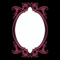 Vector frame ornament vintage classic element decoration