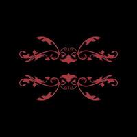 Vector frame ornament engraving vintage classic element decoration