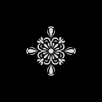 decorativo texto divisor vector Desplazarse Rizado elemento mandala frontera