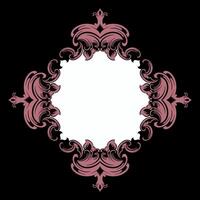 Vector frame ornament vintage classic element decoration