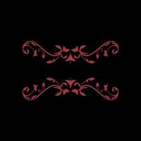 Vector frame ornament engraving vintage classic element decoration