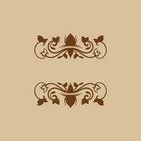 Ornaments elements mandala floral retro corners frames borders  art deco design vector file