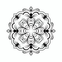 adornos elementos mandala floral retro rincones marcos fronteras Arte deco diseño vector archivo