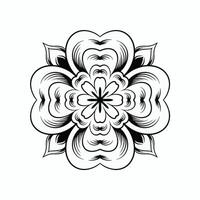 Ornaments elements mandala floral retro corners frames borders  art deco design vector file
