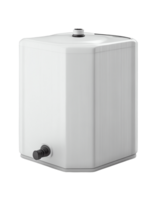 AI generated White Water Container With a Black Handle on Transparent Background Created With Generative AI Technology png
