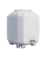 AI generated White Water Container With a Black Handle Created With Generative AI Technology png