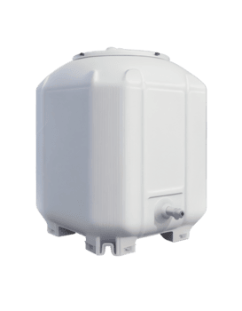 AI generated White Water Container With a Black Handle Created With Generative AI Technology png